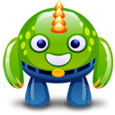 android, canavar, green, monster, yarä±åma icon
